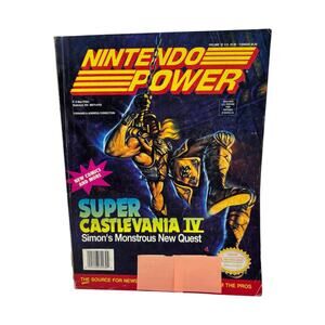 Nintendo Power Super Castlevania 4 Simon's Monstrous New Quest Vol 32